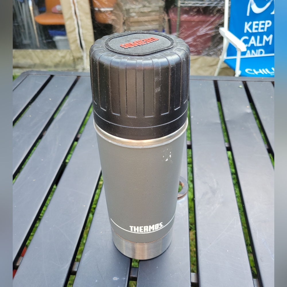 Black The Thermos Co. No. 781 Hot & Cold Vacuum Bottle 1.03 Quart Soup & Coffee